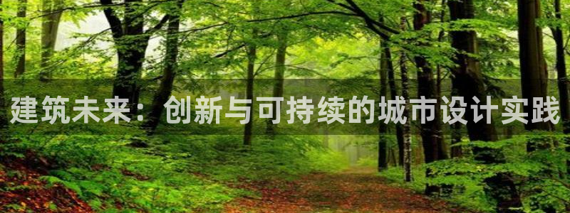 新航娱乐登录大厅：建筑未来：创新与可持续的城市设计实践